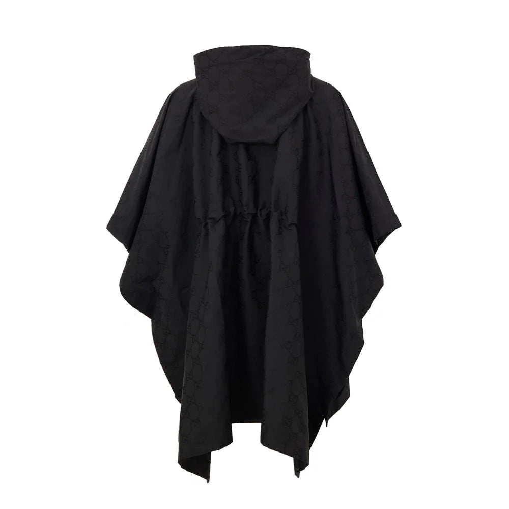 Gucci Black Polyester Trench Coat - L