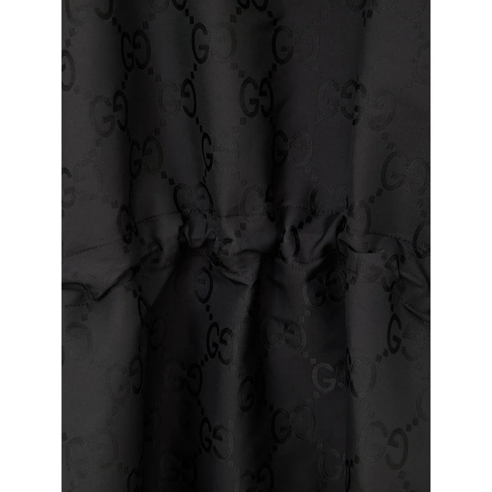 Gucci Black Polyester Trench Coat - L