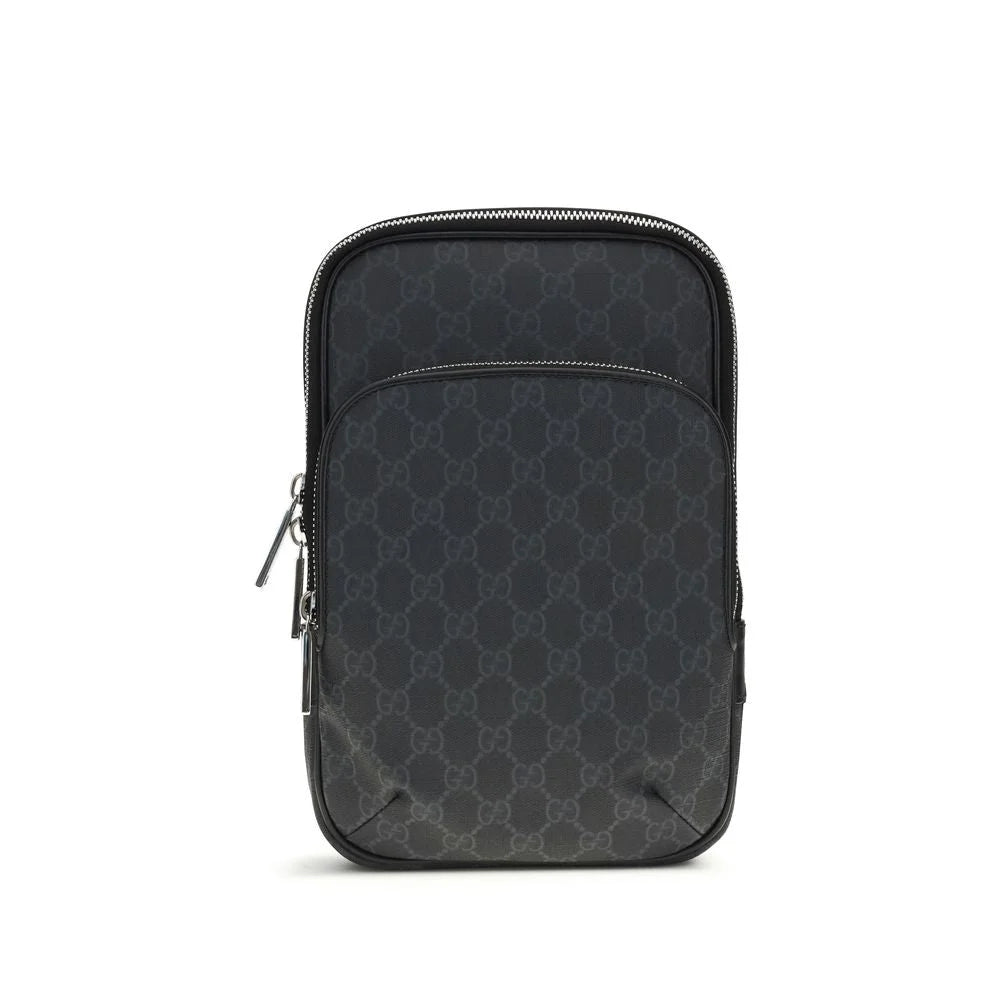 Gucci Black Polyurethane Shoulder Bag
