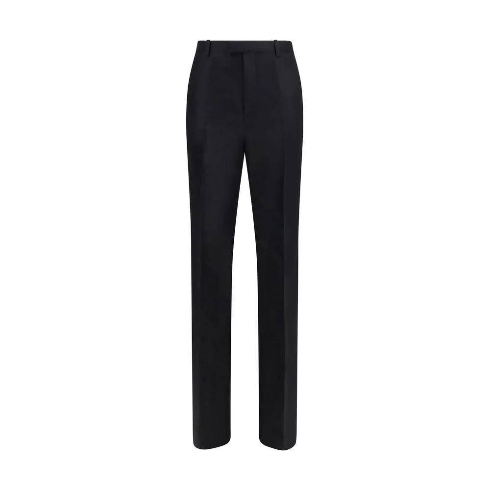 Gucci Black Silk Dress Pants