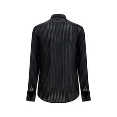 Gucci Black Silk Dress Shirt