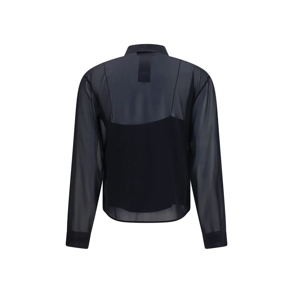 Gucci Black Silk Dress Shirt