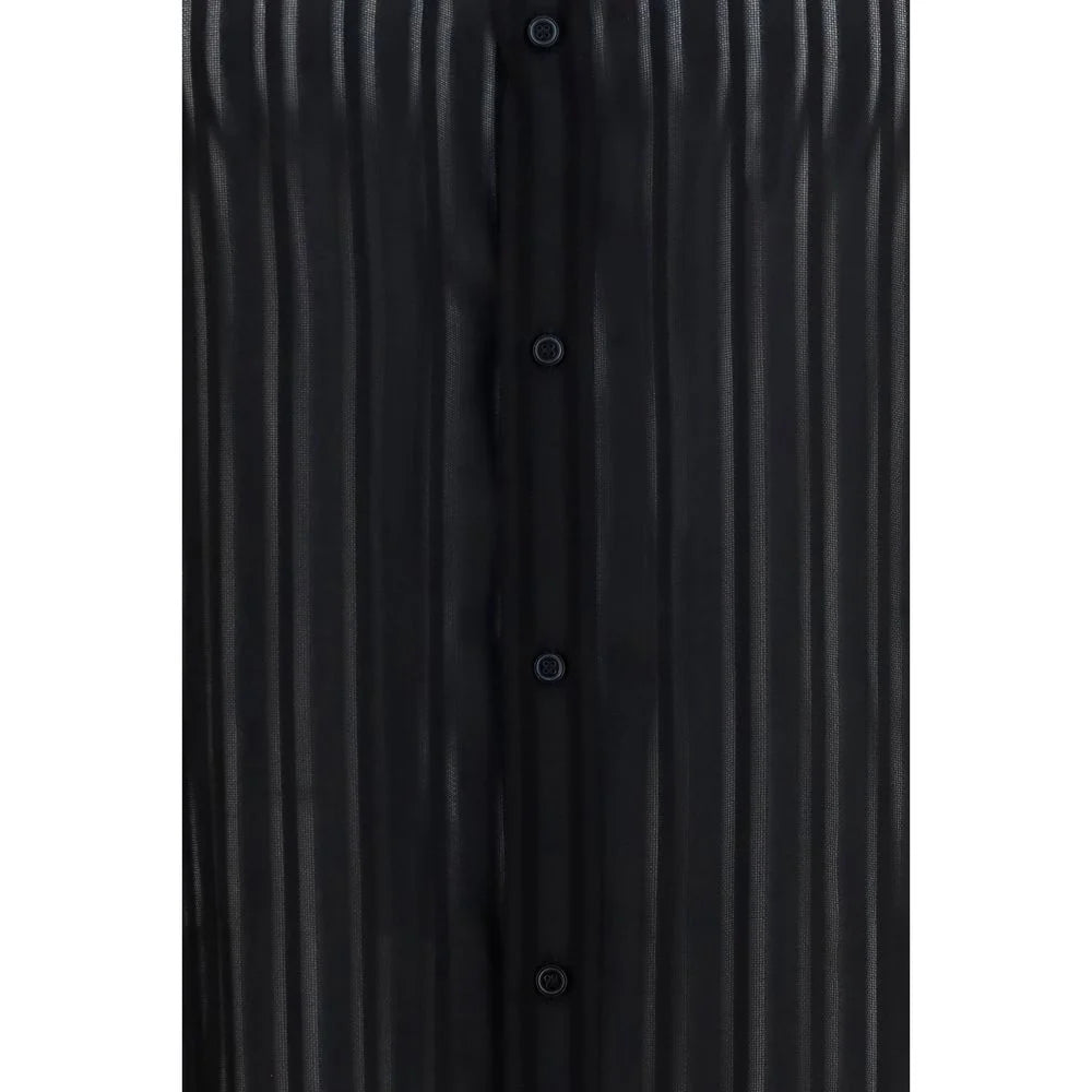 Gucci Black Silk Dress Shirt
