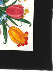 Gucci Black Silk Scarf