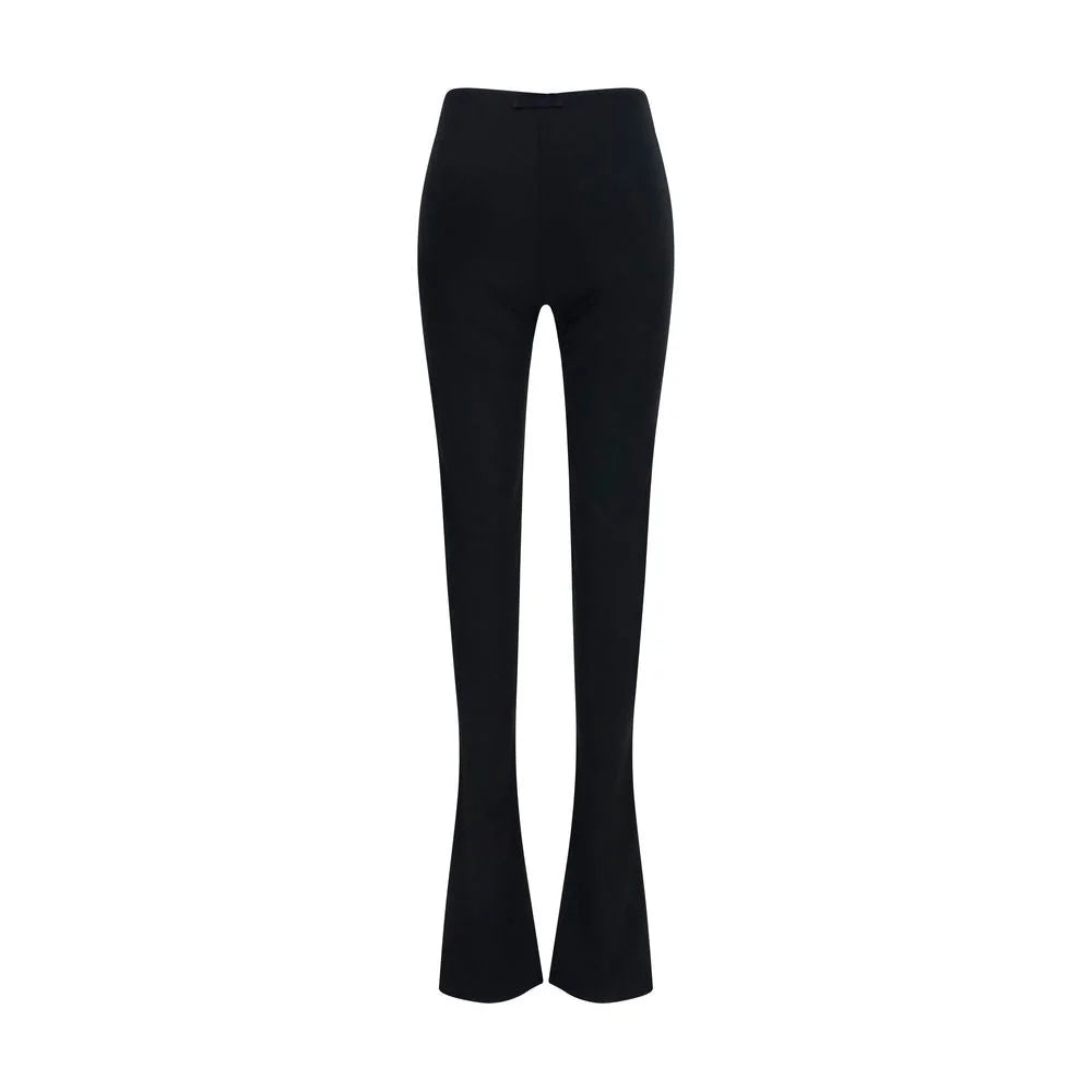 Gucci Black Viscose Flared Pants - M