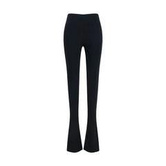 Gucci Black Viscose Flared Pants - M