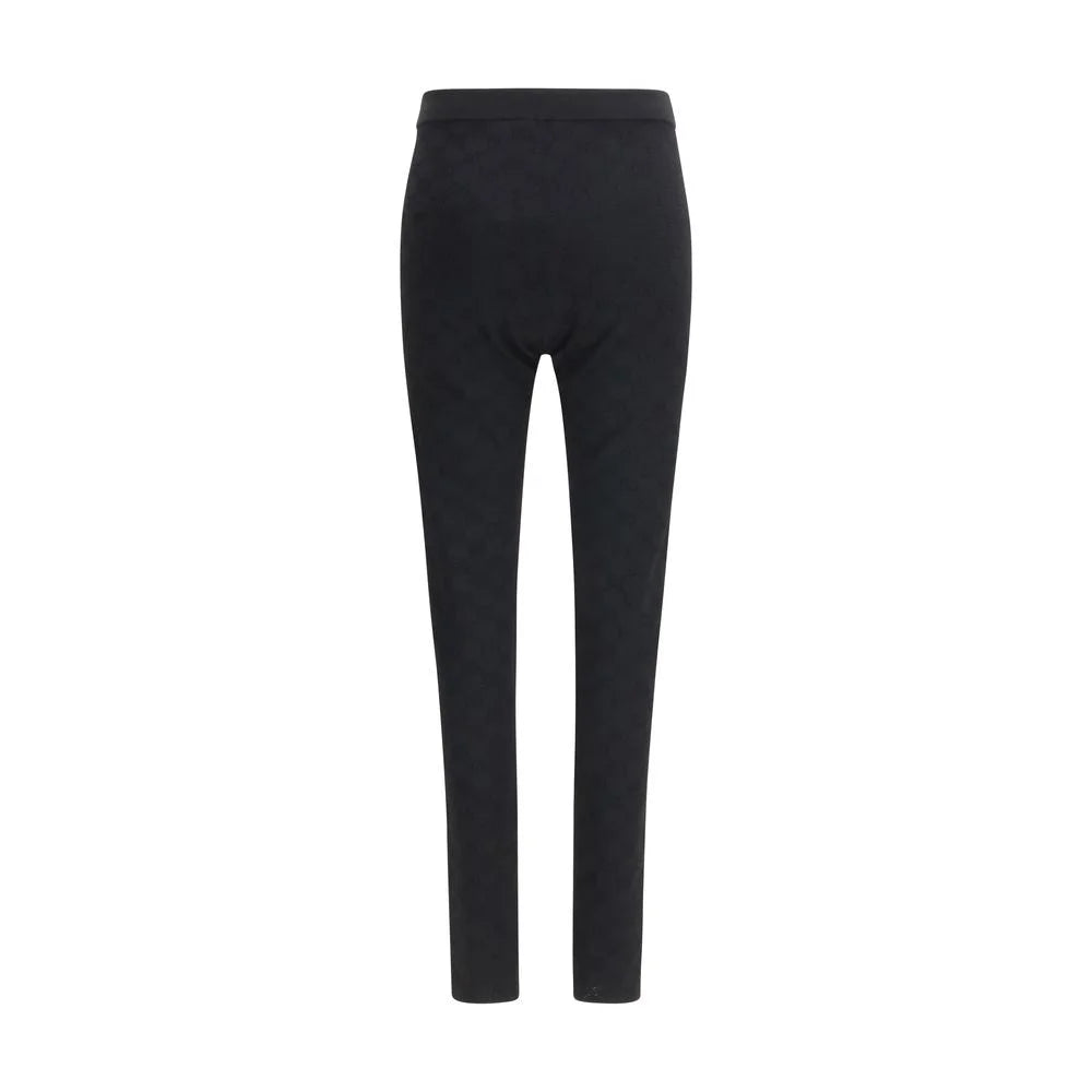 Gucci Black Viscose Leggings