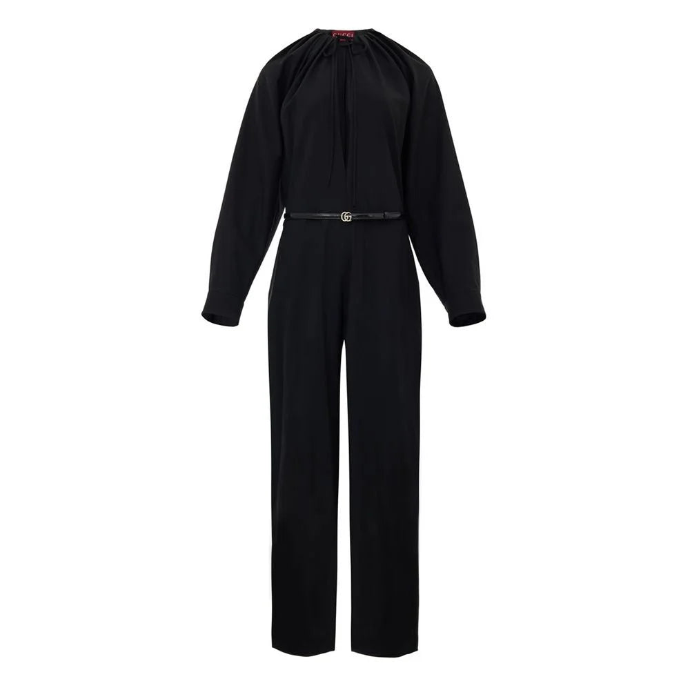 Gucci Fekete gyapjú overall - IT42|M