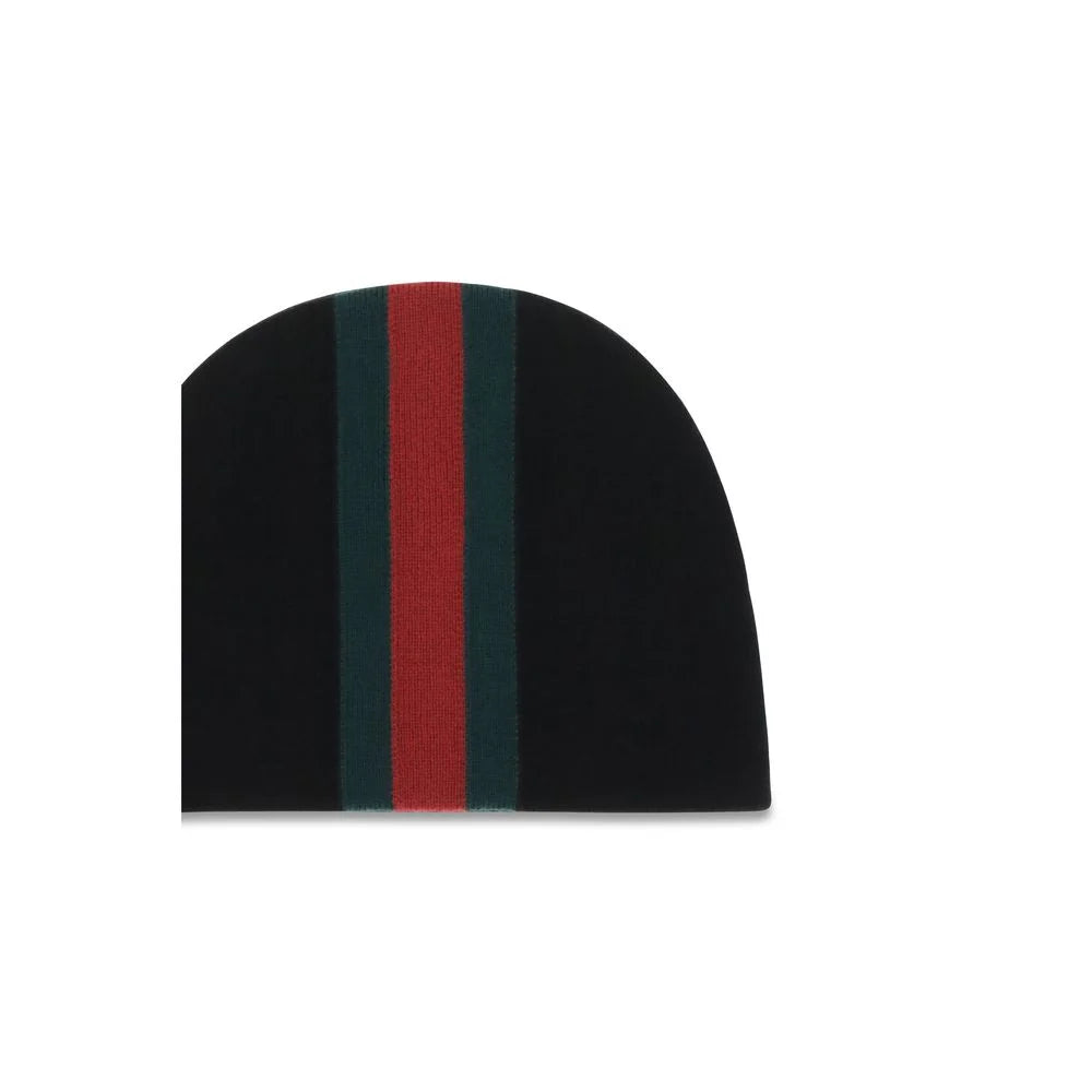 Gucci Black Wool Oves Aries Beanie