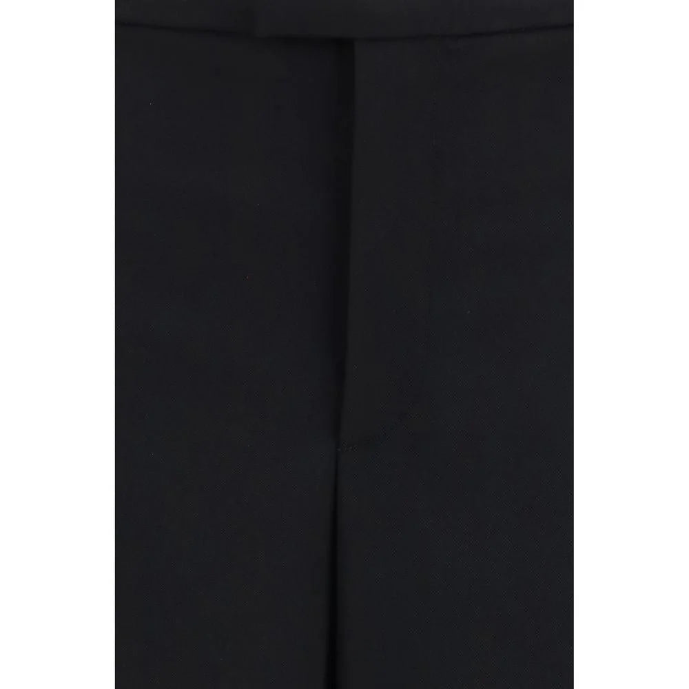 Gucci Black Wool Oves Aries Casual Pants