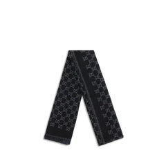 Gucci Black Wool Oves Aries Scarf