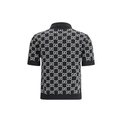 Gucci Black Wool Pattern Shirt