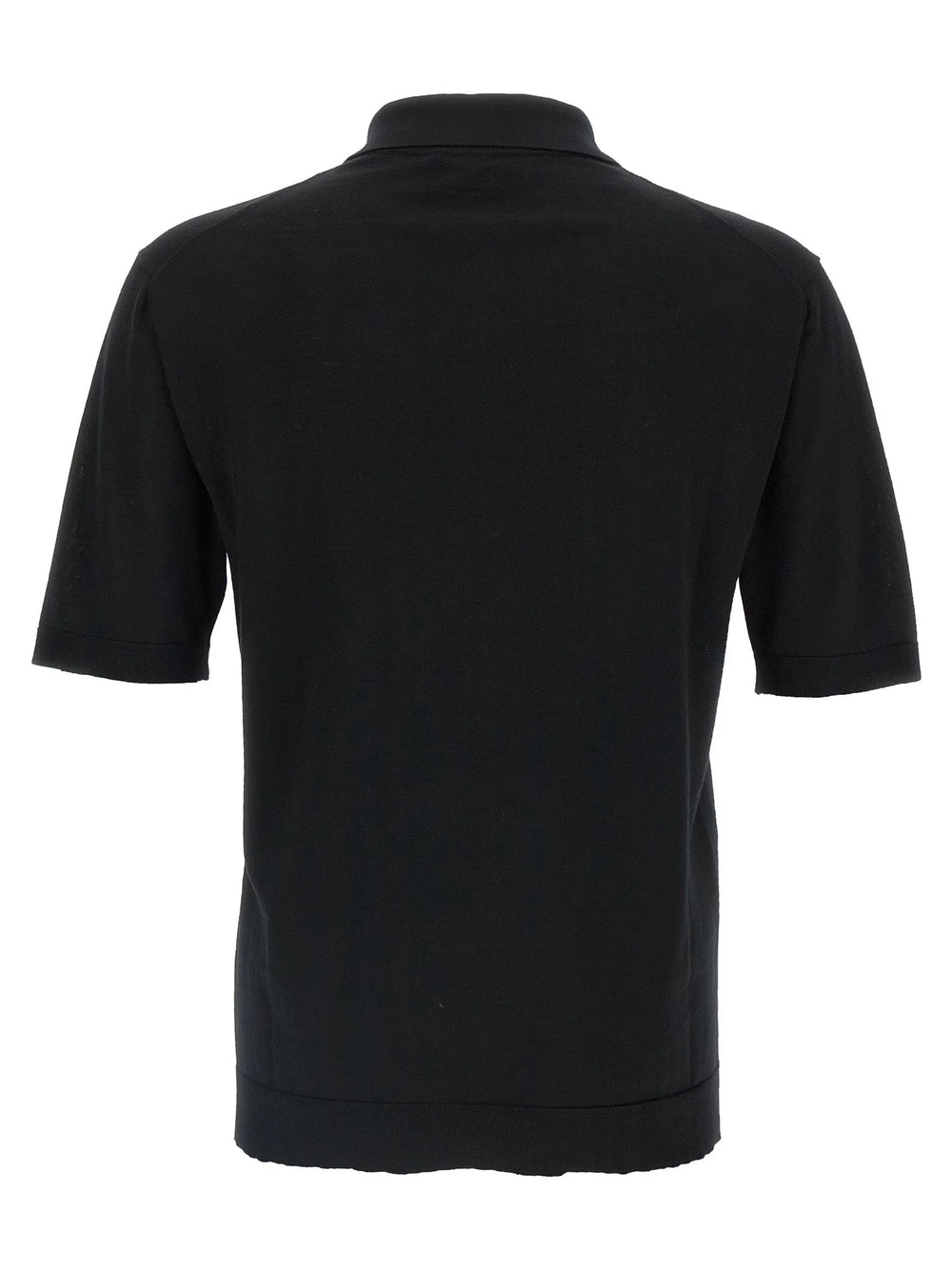 Gucci Black Wool Polo Shirt