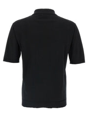 Gucci Black Wool Polo Shirt