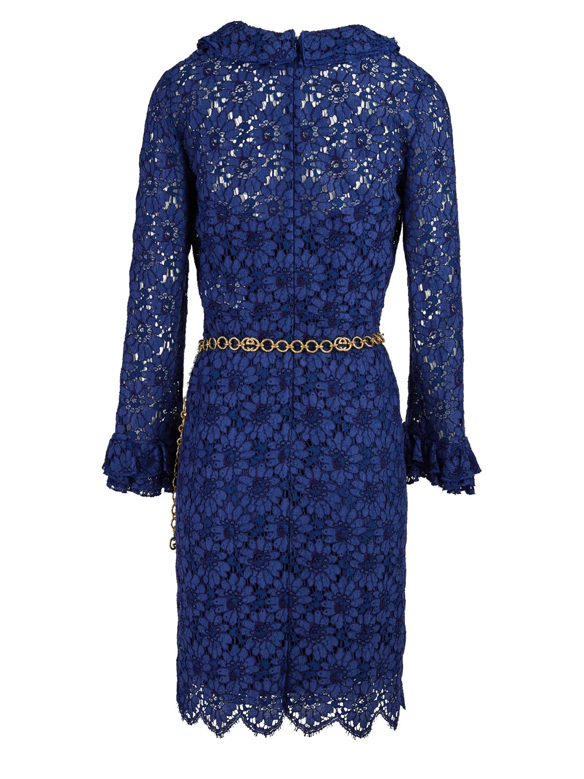 Gucci Blu Viscose and Cotton Mid Long Dress - IT42|M
