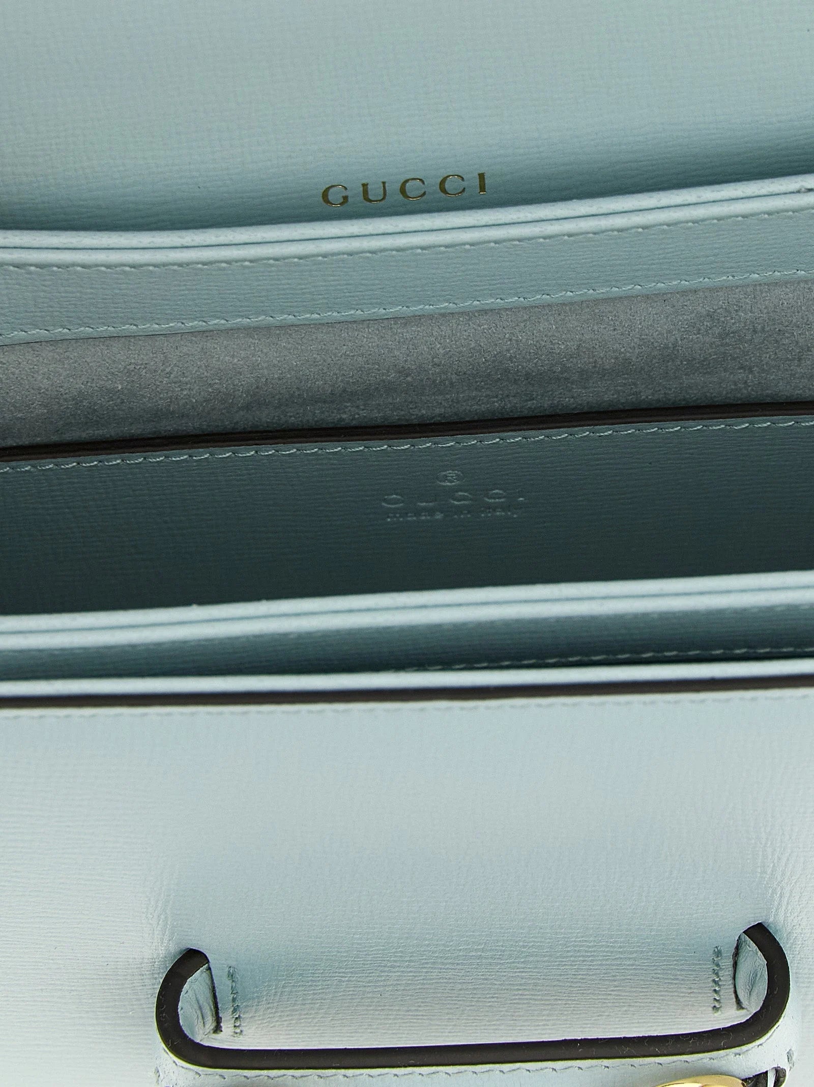 Gucci Blue Calfskin Shoulder Bag