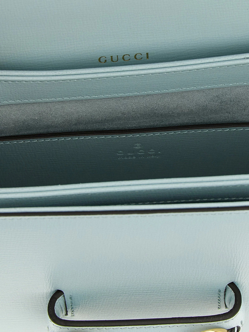 Gucci Blue Calfskin Shoulder Bag