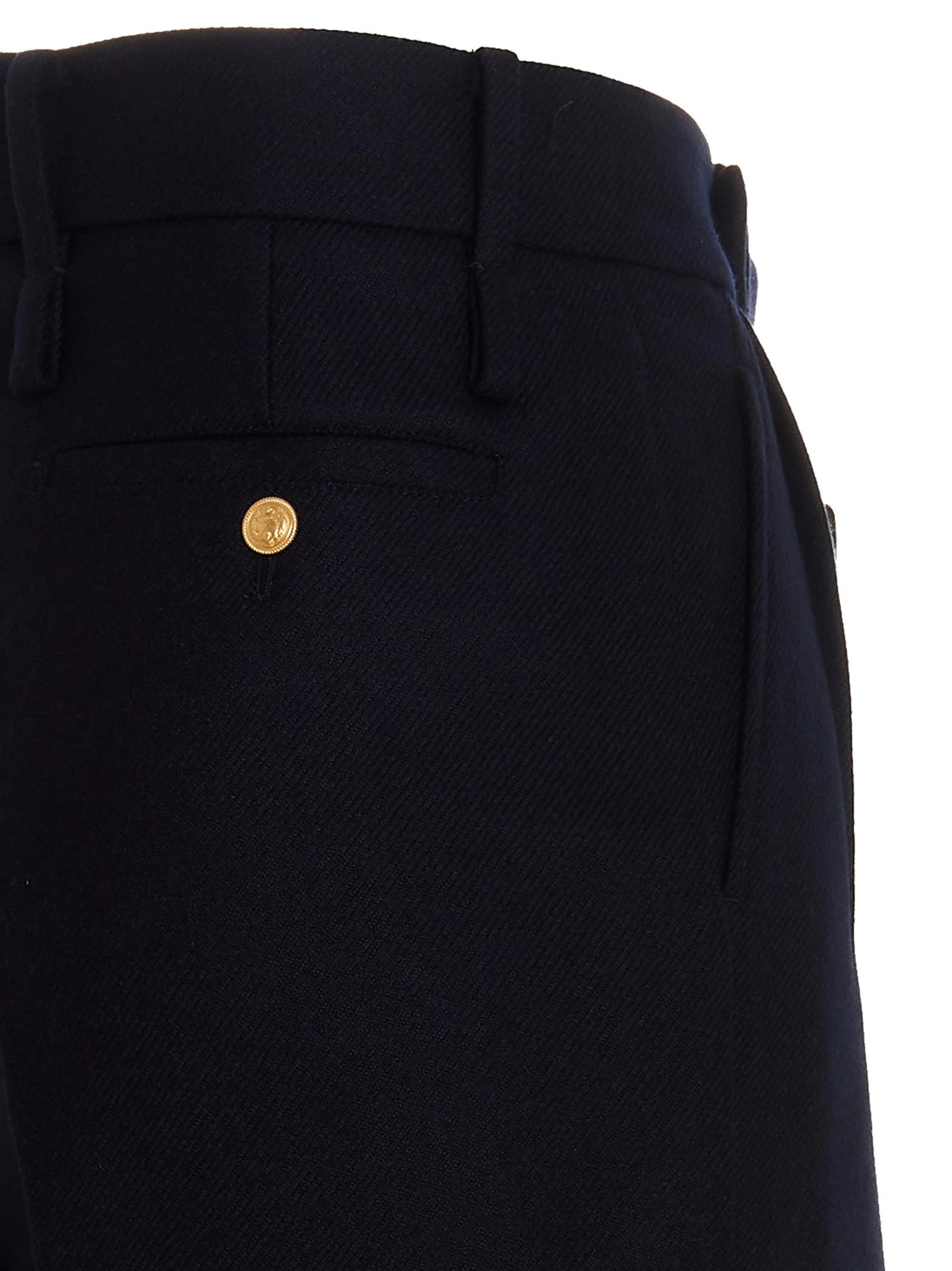 Gucci Blue Cashmere Casual Pants - IT40