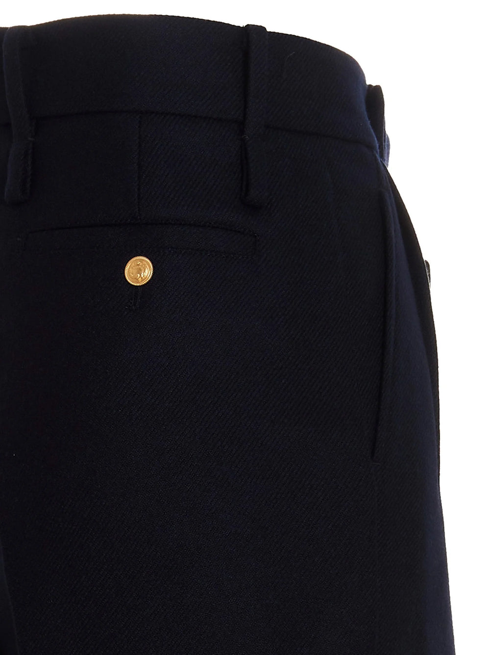 Gucci Blue Cashmere Casual Pants - IT40