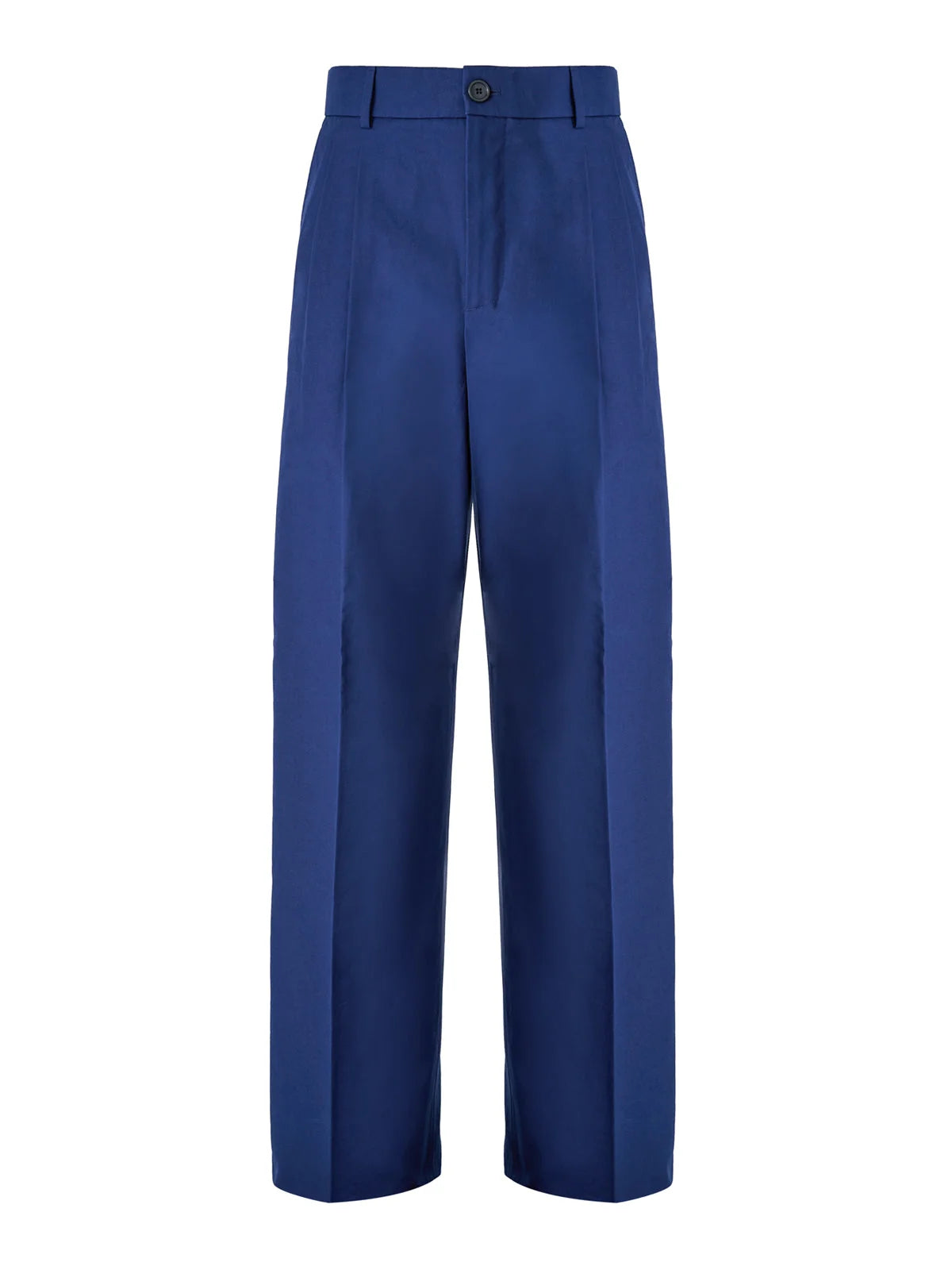 Gucci Blue Classic Cotton Pants - IT54 | XXL - Trousers