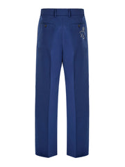 Gucci Blue Classic Cotton Pants - IT54 | XXL - Trousers