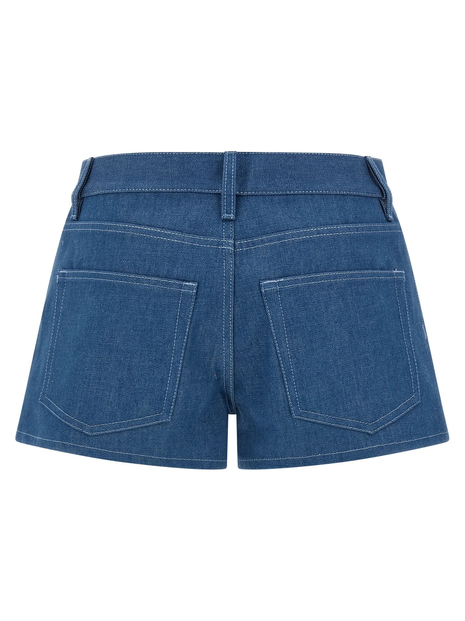 Gucci Blue Cotton Bermuda Shorts - 26