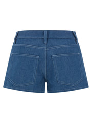 Gucci Blue Cotton Bermuda Shorts - 26