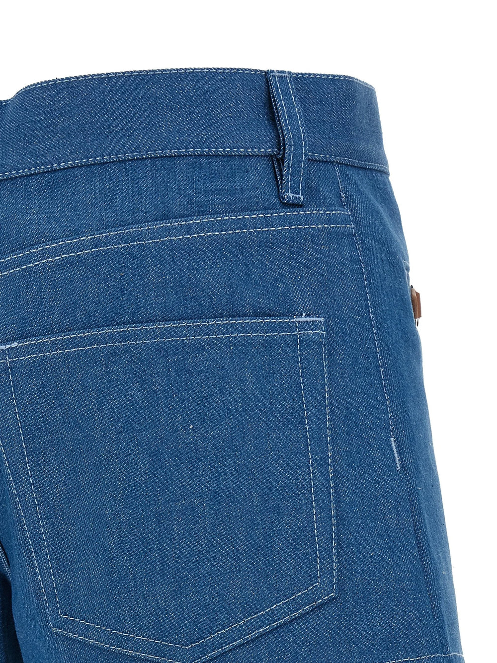 Gucci Blue Cotton Bermuda Shorts - 26