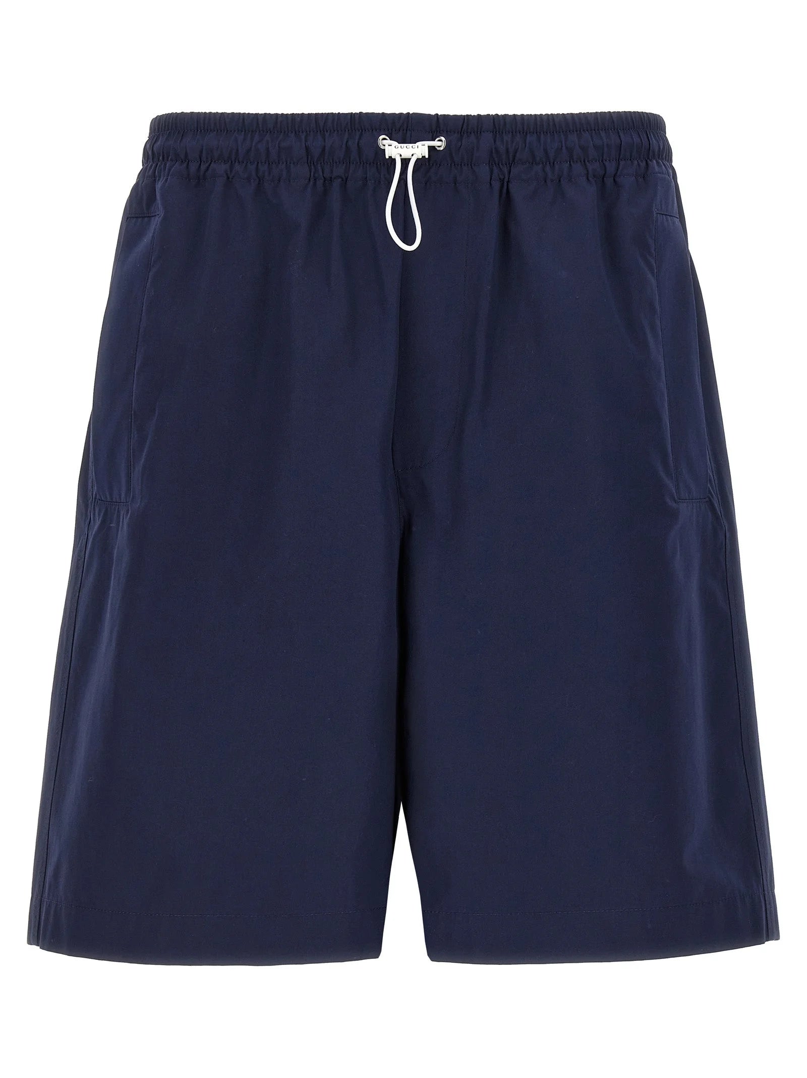 Gucci Blue Cotton Bermuda Shorts - IT46 | S