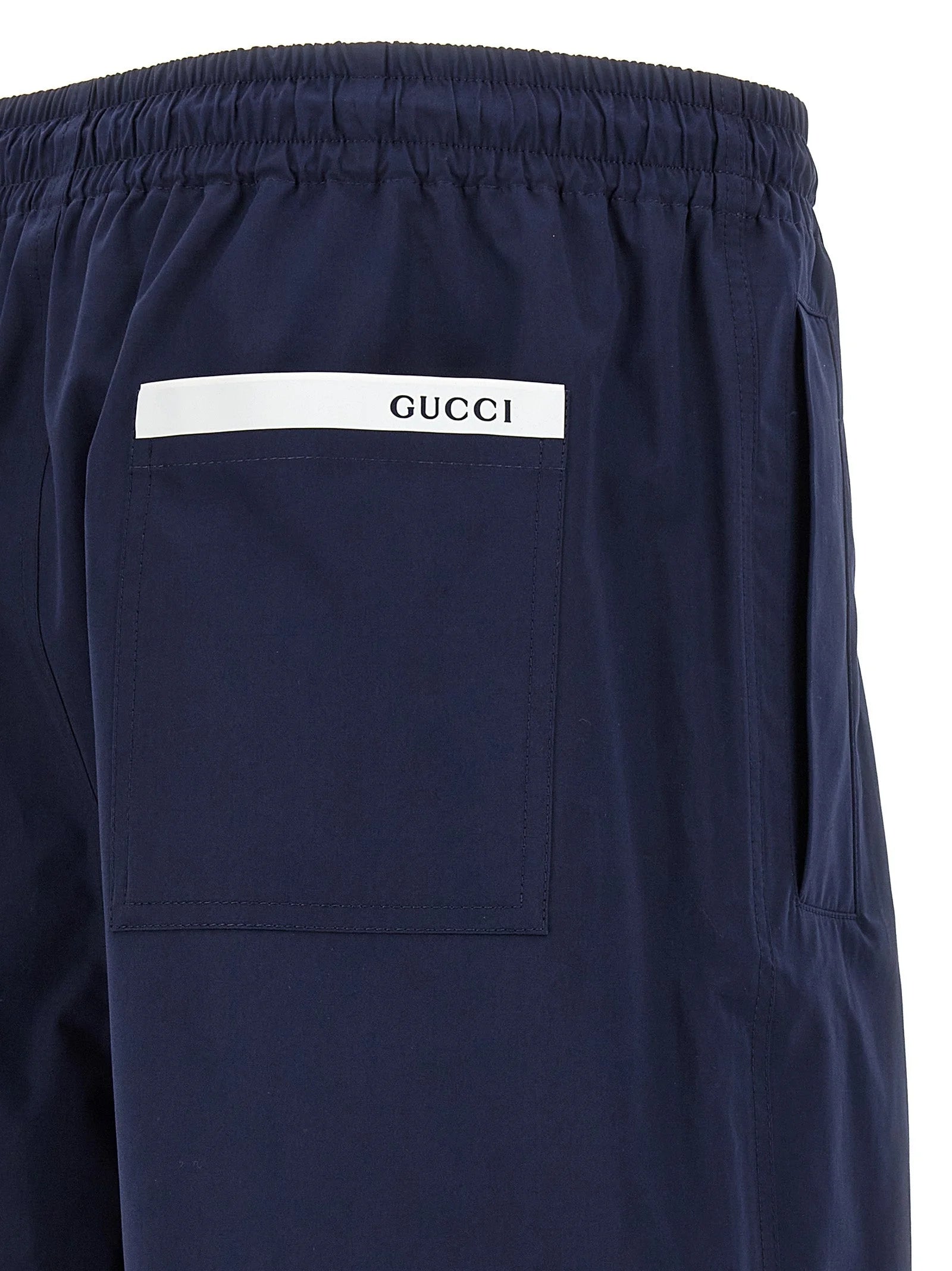 Gucci Blue Cotton Bermuda Shorts - IT46 | S