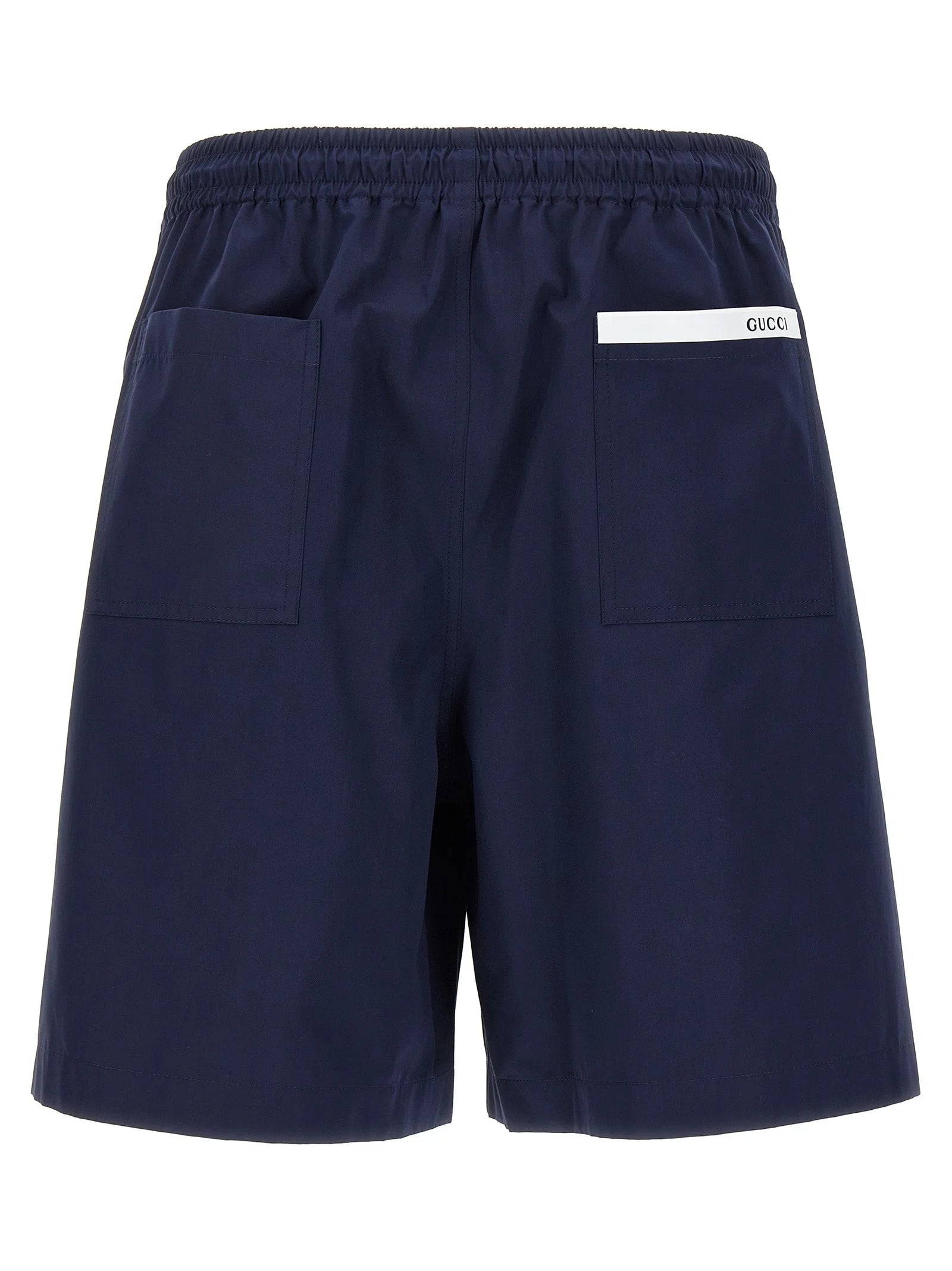 Gucci Blue Cotton Bermuda Shorts - IT46 | S