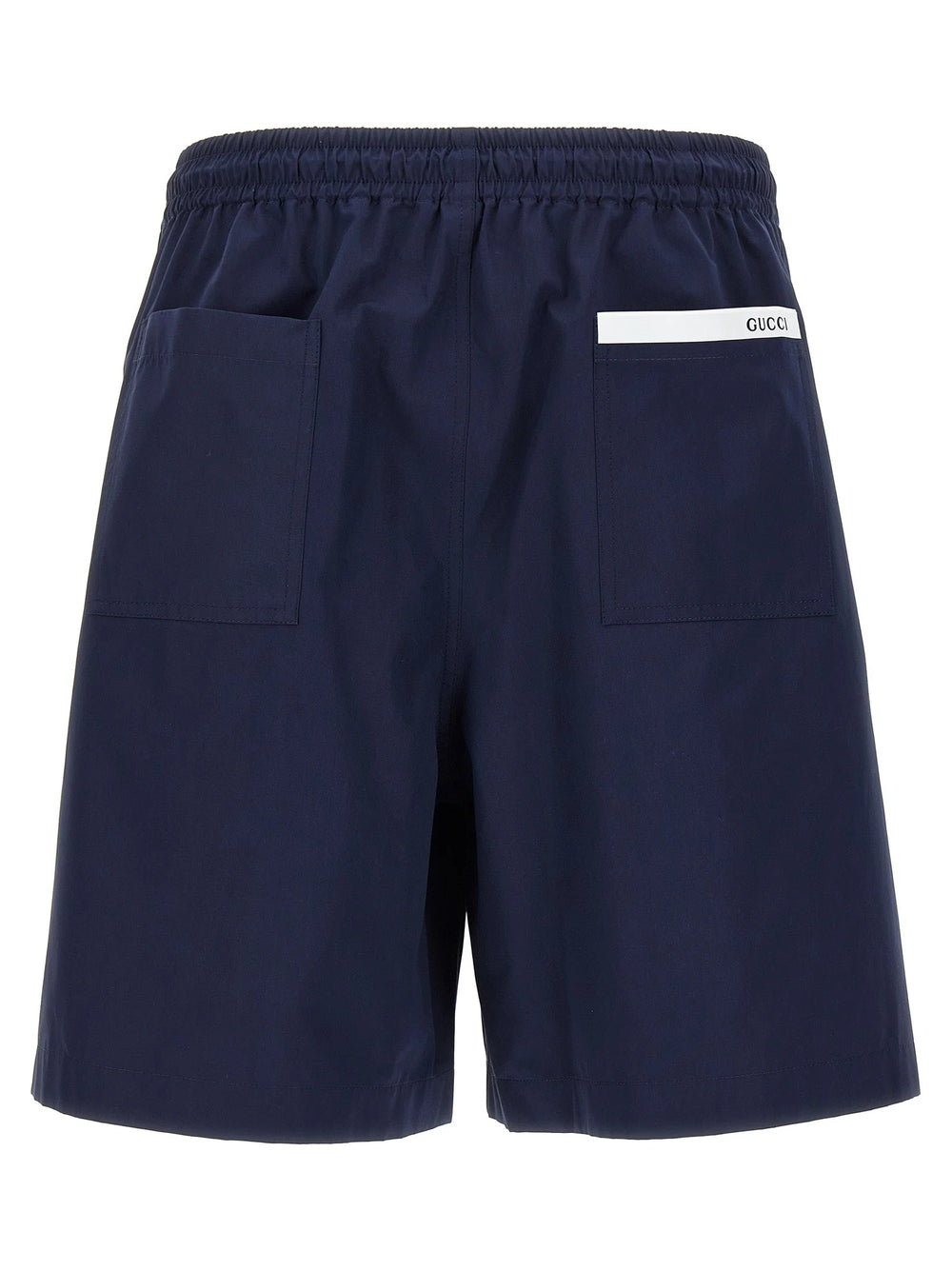 Gucci Blue Cotton Bermuda Shorts - IT46 | S