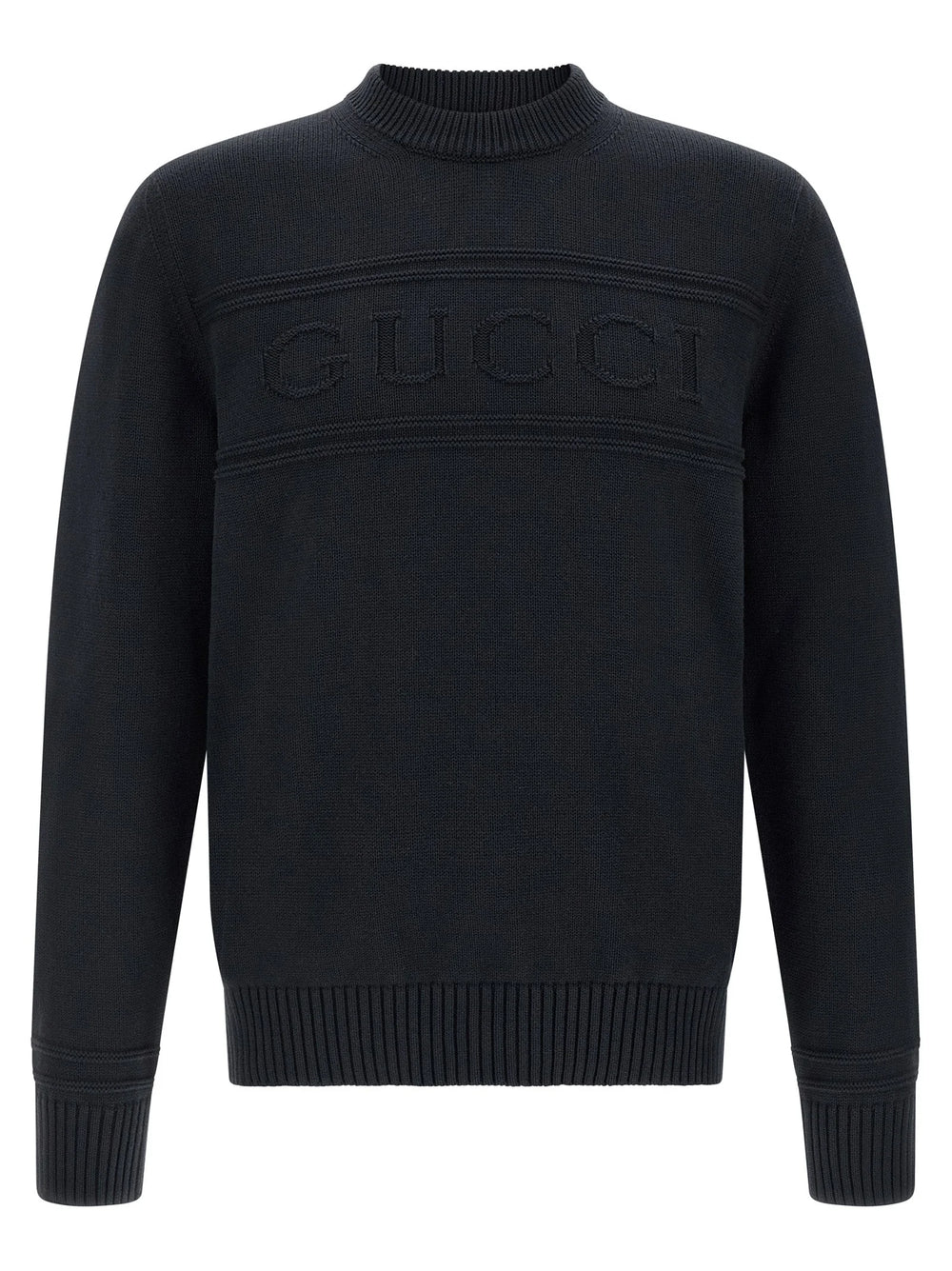 Gucci Blue Cotton Cardigan