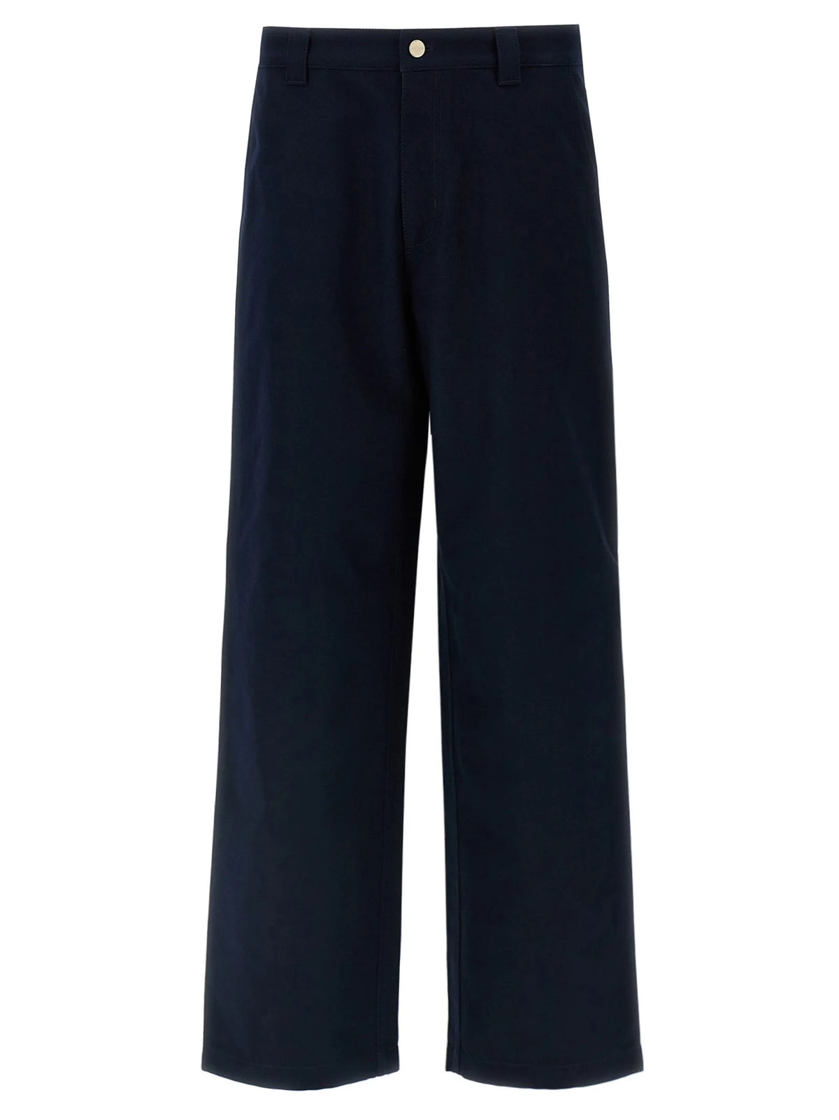 Gucci Blue Cotton Casual Pants