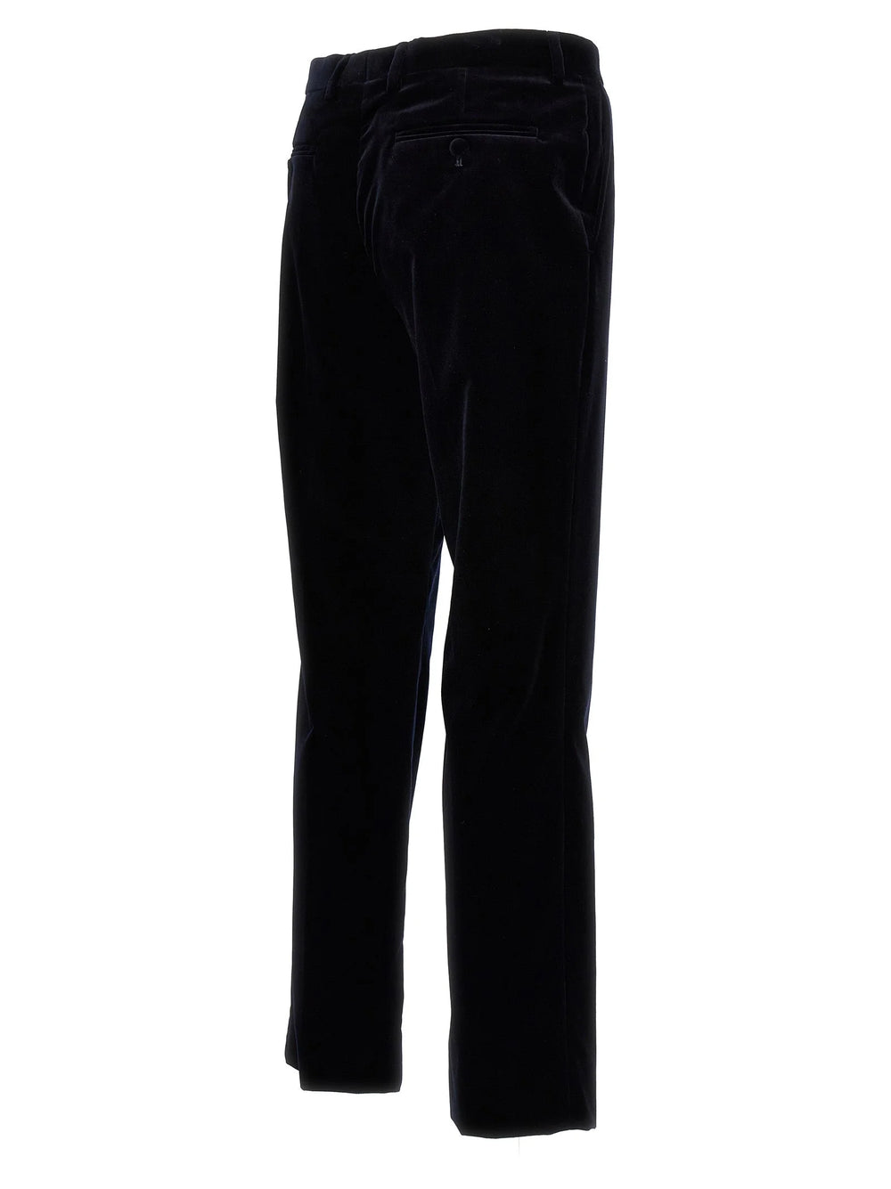 Gucci Blue Cotton Casual Pants