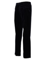 Gucci Blue Cotton Casual Pants
