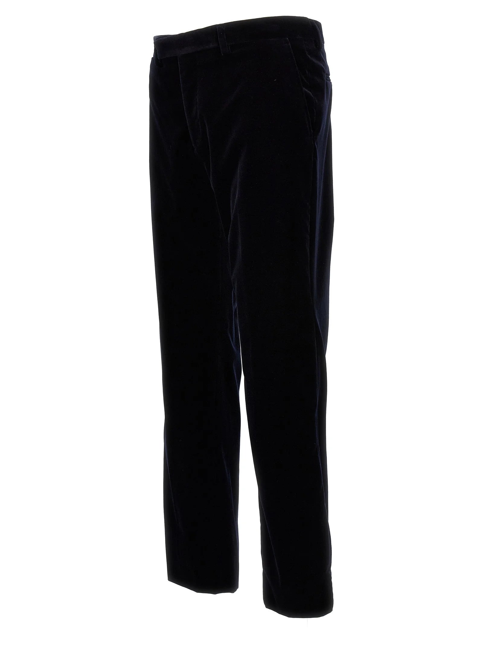 Gucci Blue Cotton Casual Pants