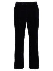 Gucci Blue Cotton Casual Pants