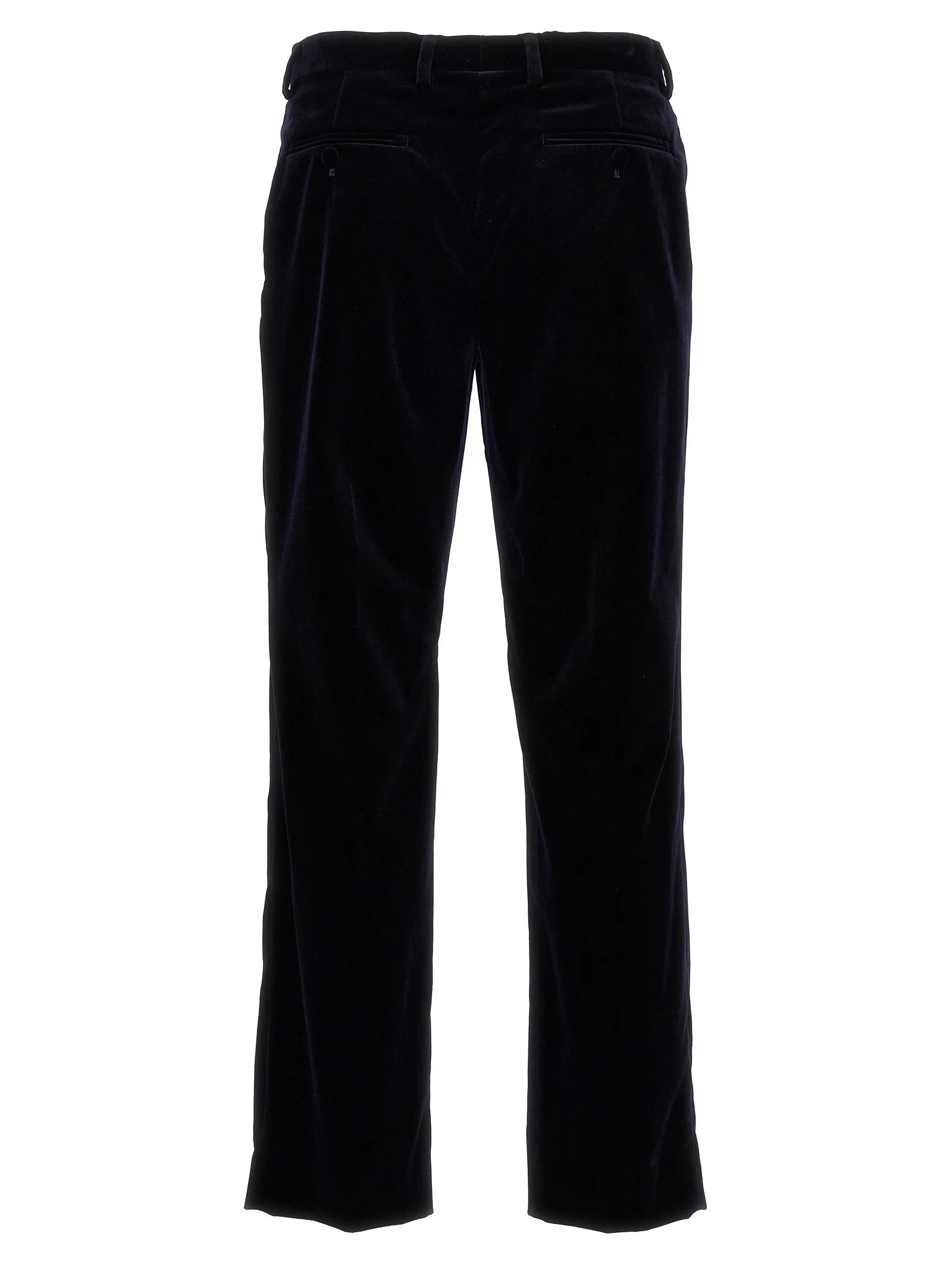 Gucci Blue Cotton Casual Pants