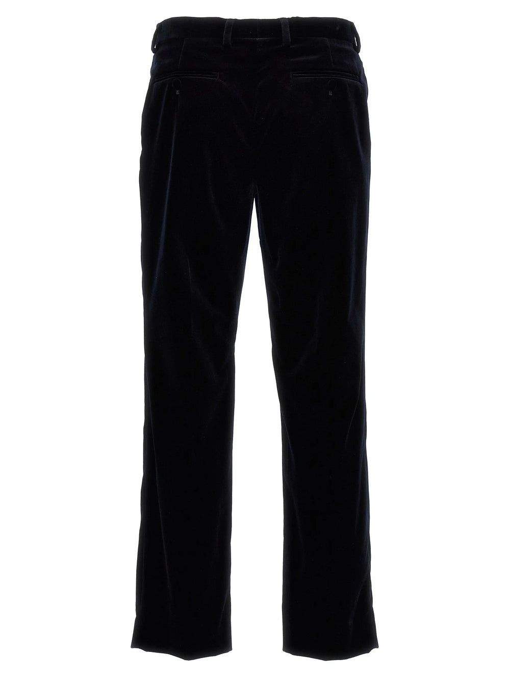 Gucci Blue Cotton Casual Pants