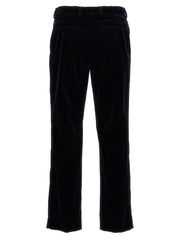 Gucci Blue Cotton Casual Pants