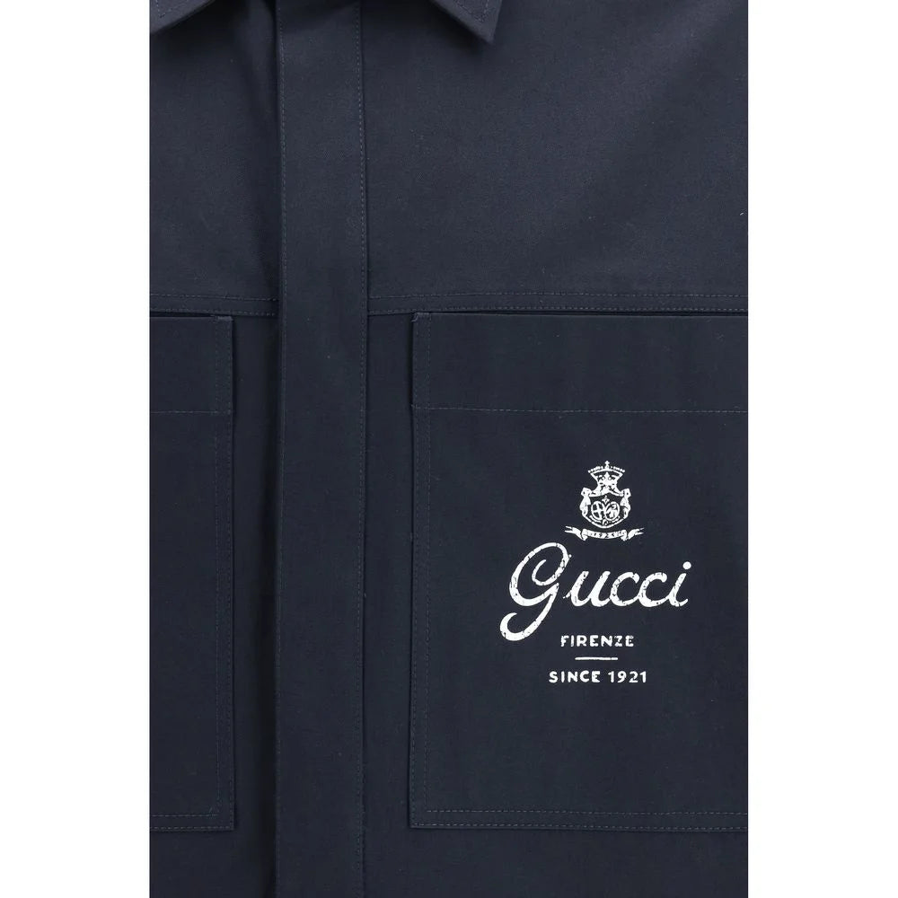 Gucci Blue Cotton Clothing