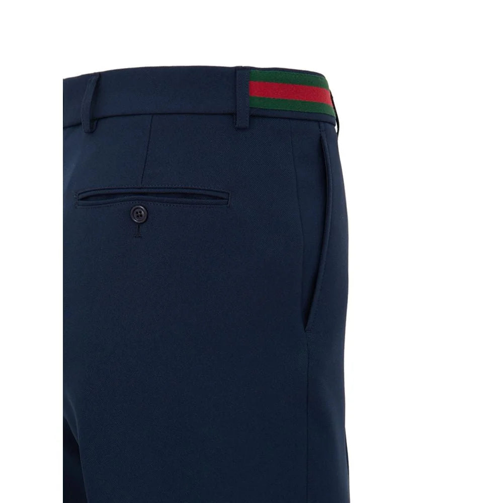 Gucci Blue Cotton Jeans Denim - Trousers
