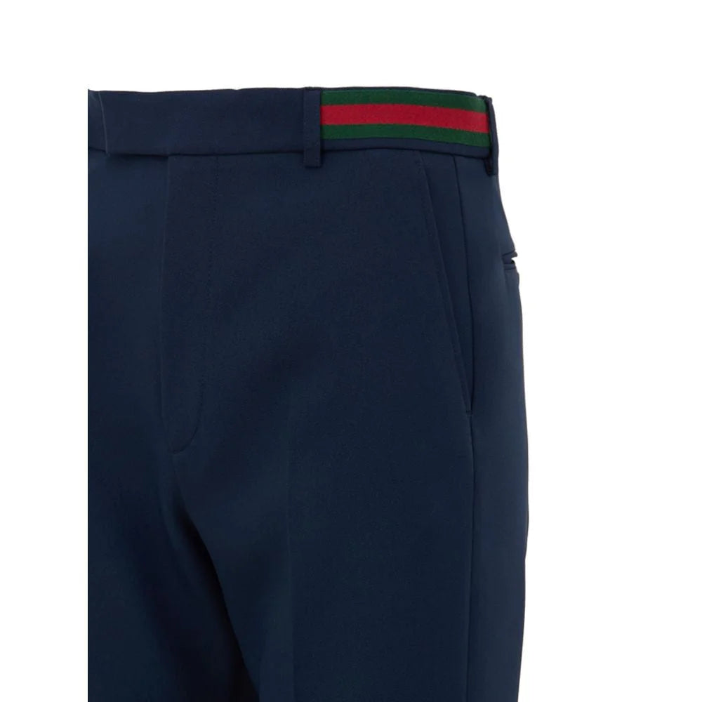 Gucci Blue Cotton Jeans Denim - Trousers