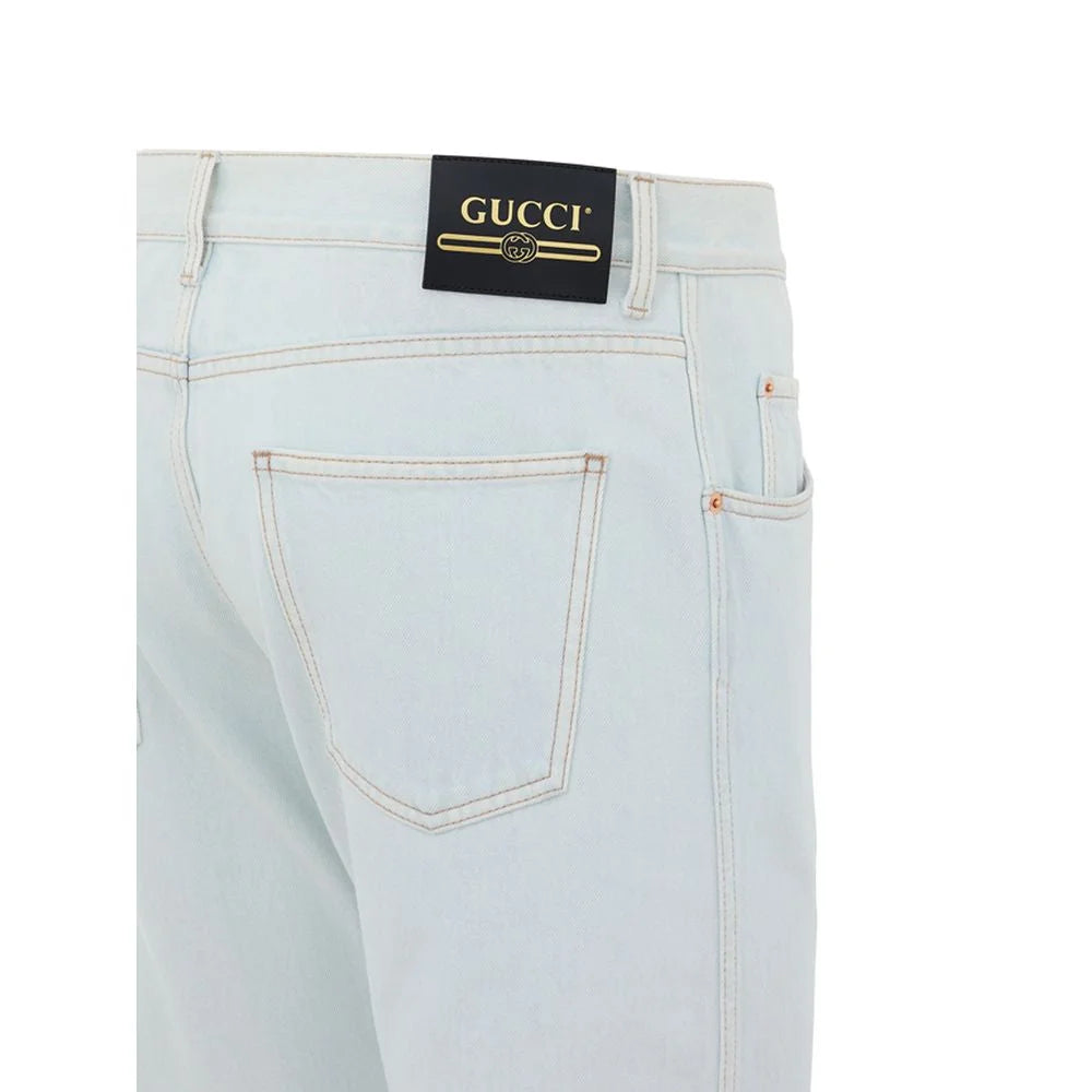 Gucci Blue Cotton Jeans Denim - W30 - Jeans