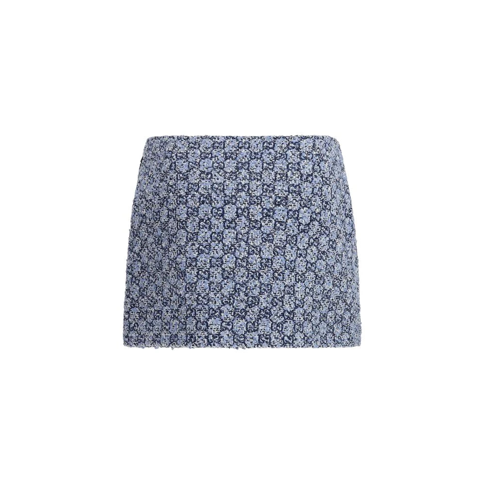 Gucci Blue Cotton Mini Skirt - IT40 | M