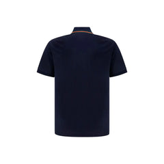 Gucci Blue Cotton Polo Shirt