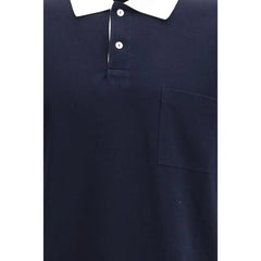 Gucci Blue Cotton Polo Shirt - M