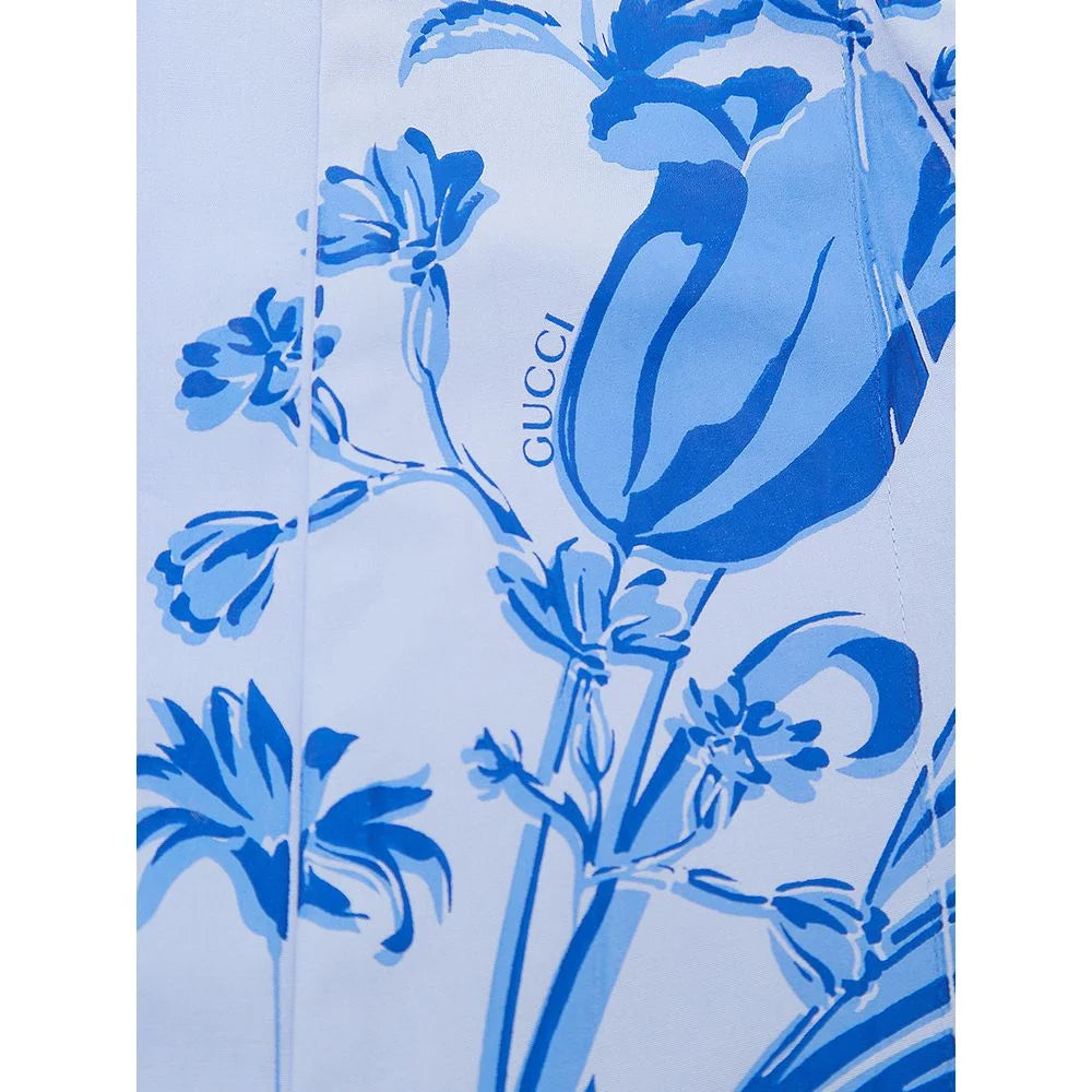 Gucci Blue Cotton Shirt - IT44|L - Shirts