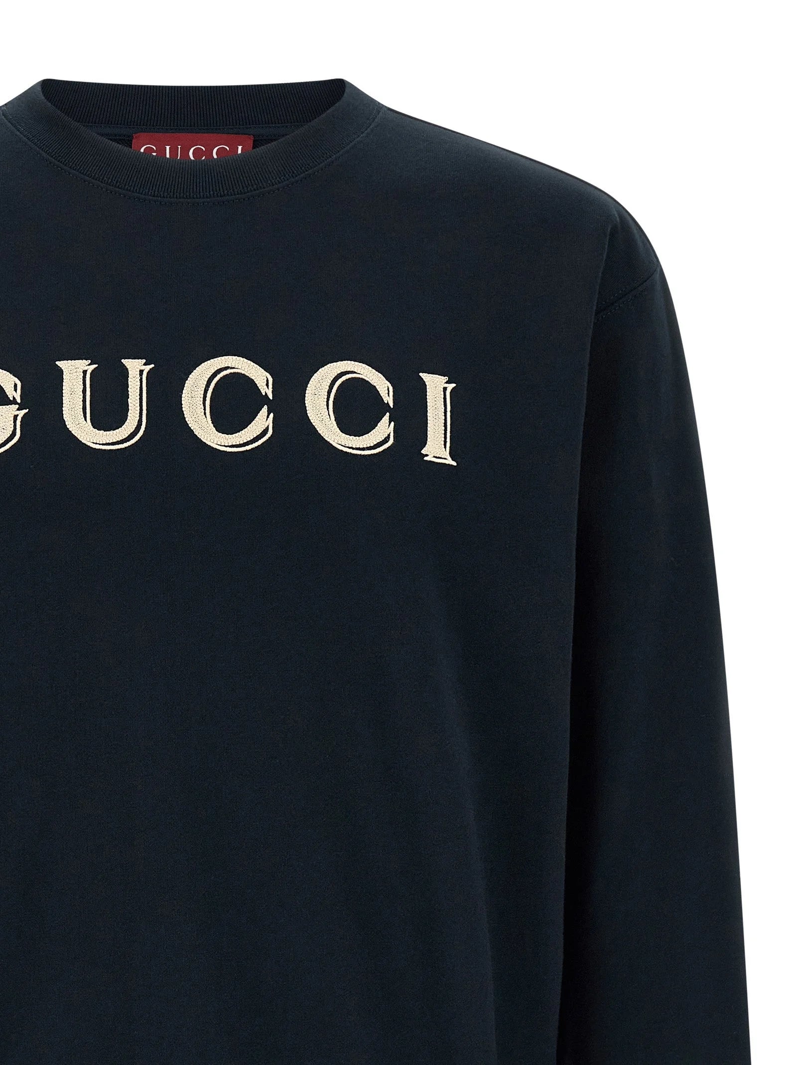 Gucci Blue Cotton Sweatshirt